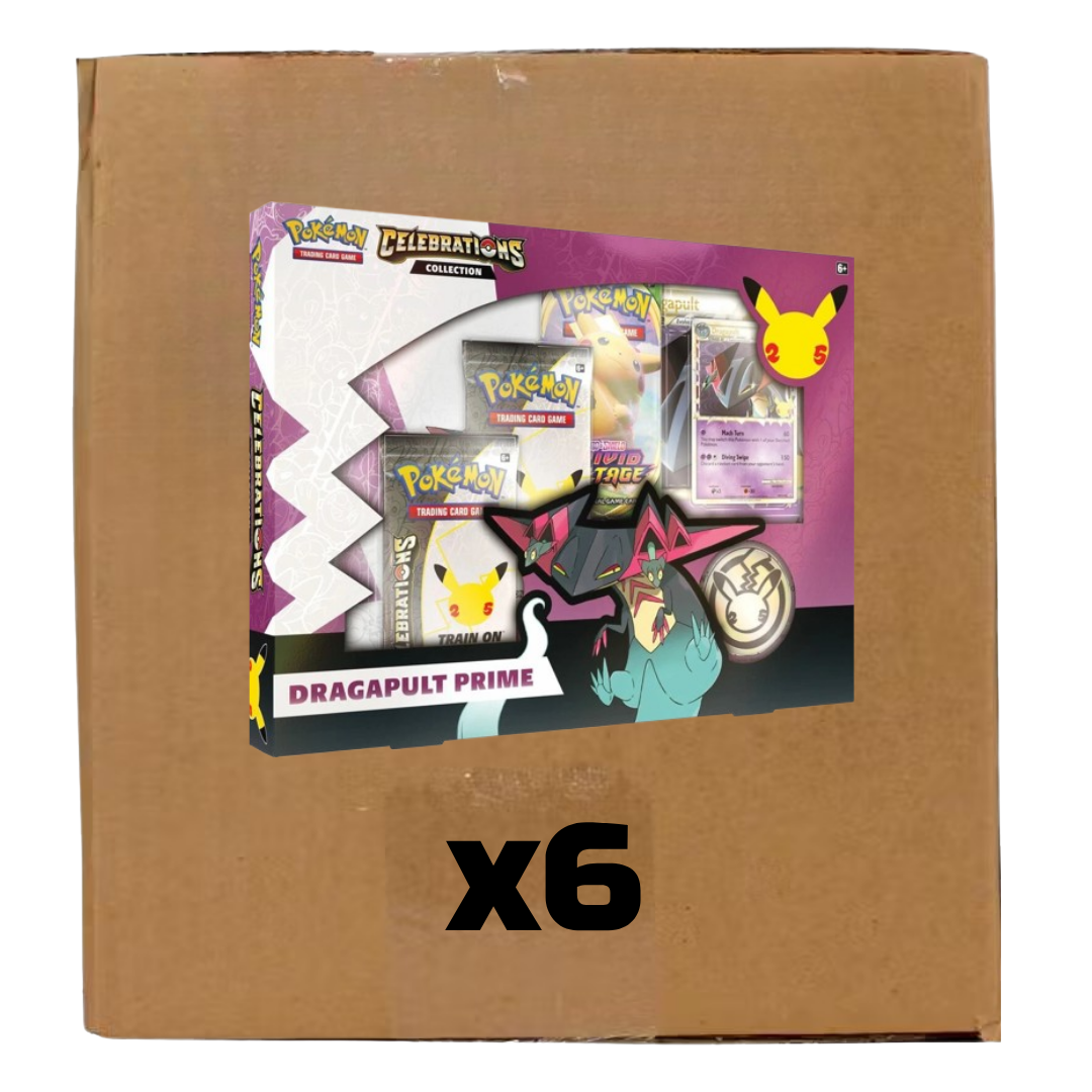 Sealed Case 25th Anniversary Dragapult Prime Collection 