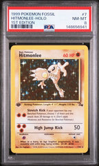 PSA 8 HITMONLEE HOLO 1ST EDITION