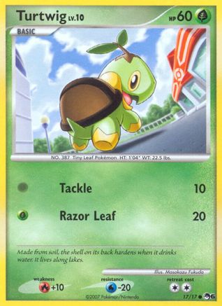 Turtwig (17/17) - POP Series 6 Holofoil