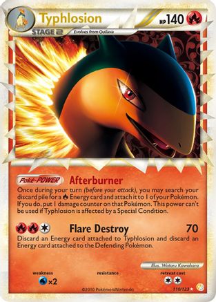 Typhlosion (Prime) (110/123) - HeartGold SoulSilver Holofoil