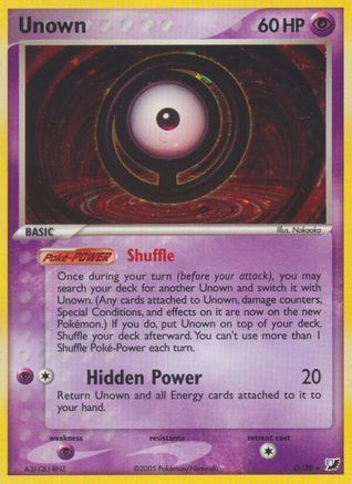Unown (O/115) - Unseen Forces Holofoil