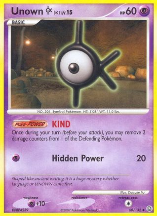 Unown [K] (68/132) - Secret Wonders