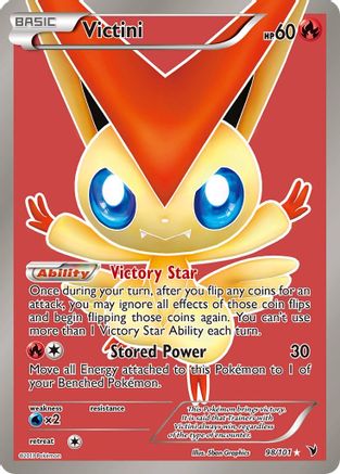 Victini (Full Art) (98/101) - Noble Victories Holofoil