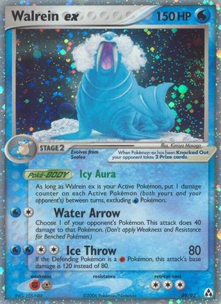 Walrein ex (89/92) - Legend Maker Holofoil