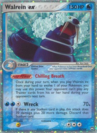 Walrein ex (99/108) - Power Keepers Holofoil