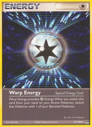 Warp Energy (91/108) - Power Keepers Reverse Holofoil