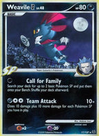 Weavile G (17/127) - Platinum Holofoil