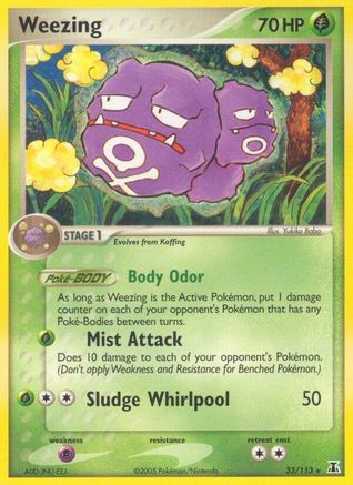 Weezing (33/113) - Delta Species Reverse Holofoil