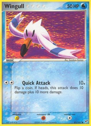 Wingull (81/107) - Deoxys Reverse Holofoil