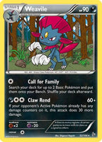 Weavile (52/106) - XY  Flashfire Reverse Holofoil
