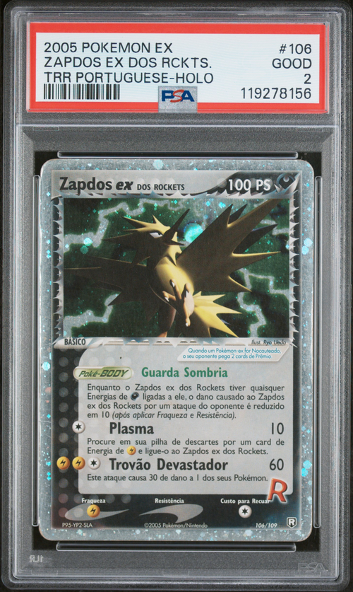 PSA Card Front