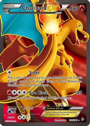 Charizard EX (Full Art) (100/106) - XY  Flashfire Holofoil