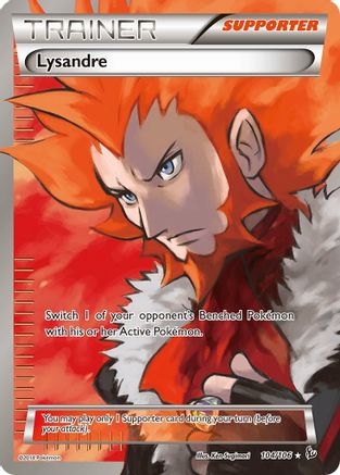 Lysandre (Full Art) (104/106) - XY  Flashfire Holofoil