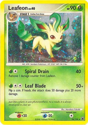 Leafeon (DP Majestic Dawn) (24/100) - Deck Exclusives Holofoil