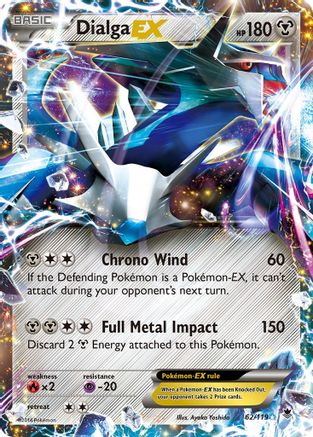 Dialga EX (62/119) - XY  Phantom Forces Holofoil
