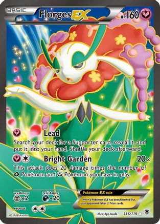 Florges EX (Full Art) (116/119) - XY  Phantom Forces Holofoil