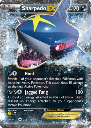 Sharpedo EX (91/160) - XY  Primal Clash Holofoil