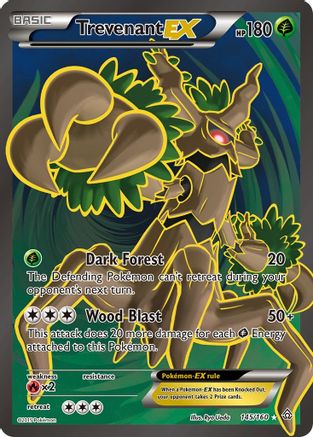 Trevenant EX (Full Art) (145/160) - XY  Primal Clash Holofoil