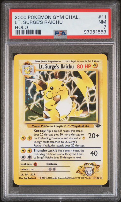 PSA Card Front