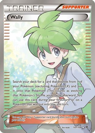 Wally (Full Art) (107/108) - XY  Roaring Skies Holofoil
