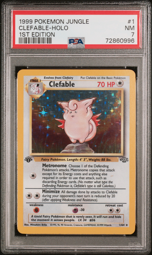 PSA Card Front