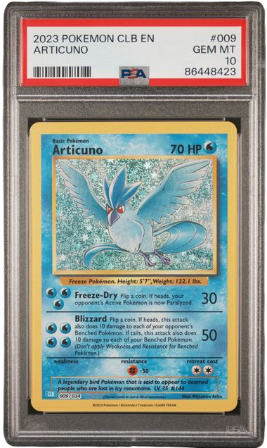PSA 10 ARTICUNO CLB EN