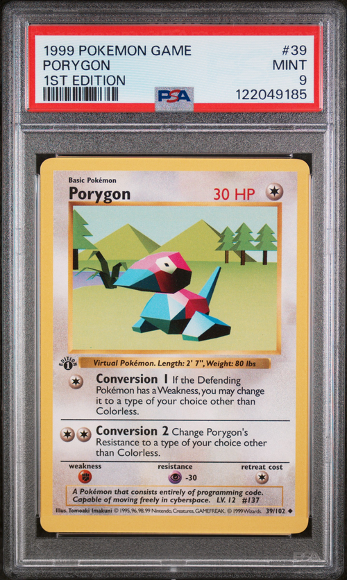 PSA Card Front