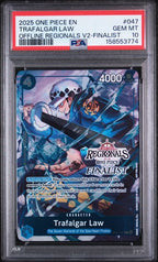 PSA 10 TRAFALGAR LAW OFFLINE REGIONALS V2-FINALIST