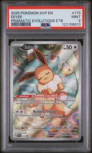 PSA 9 EEVEE PRISMATIC EVOLUTIONS PROMO