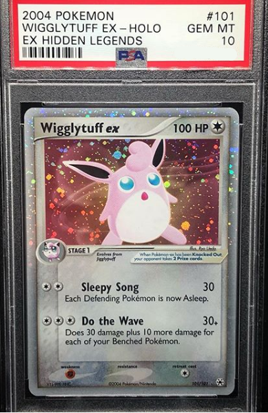 PSA 10 WIGGLYTUFF EX-HOLO HIDDEN LEGENDS