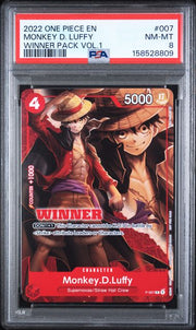 PSA 8 MONKEY D. LUFFY WINNER PACK VOL.1