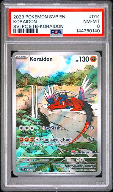 PSA 8 KORAIDON PC ETB PROMO