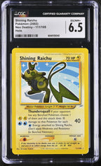 CGC 6.5 SHINING RAICHU HOLO NEO DESTINY