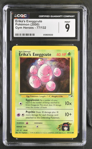 CGC 9 ERIKA'S EXEGGCUTE GYM HEROES UNLIMITED