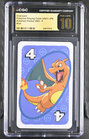CGC PRISTINE 10 Charizard #4 Pokemon Pocket UNO