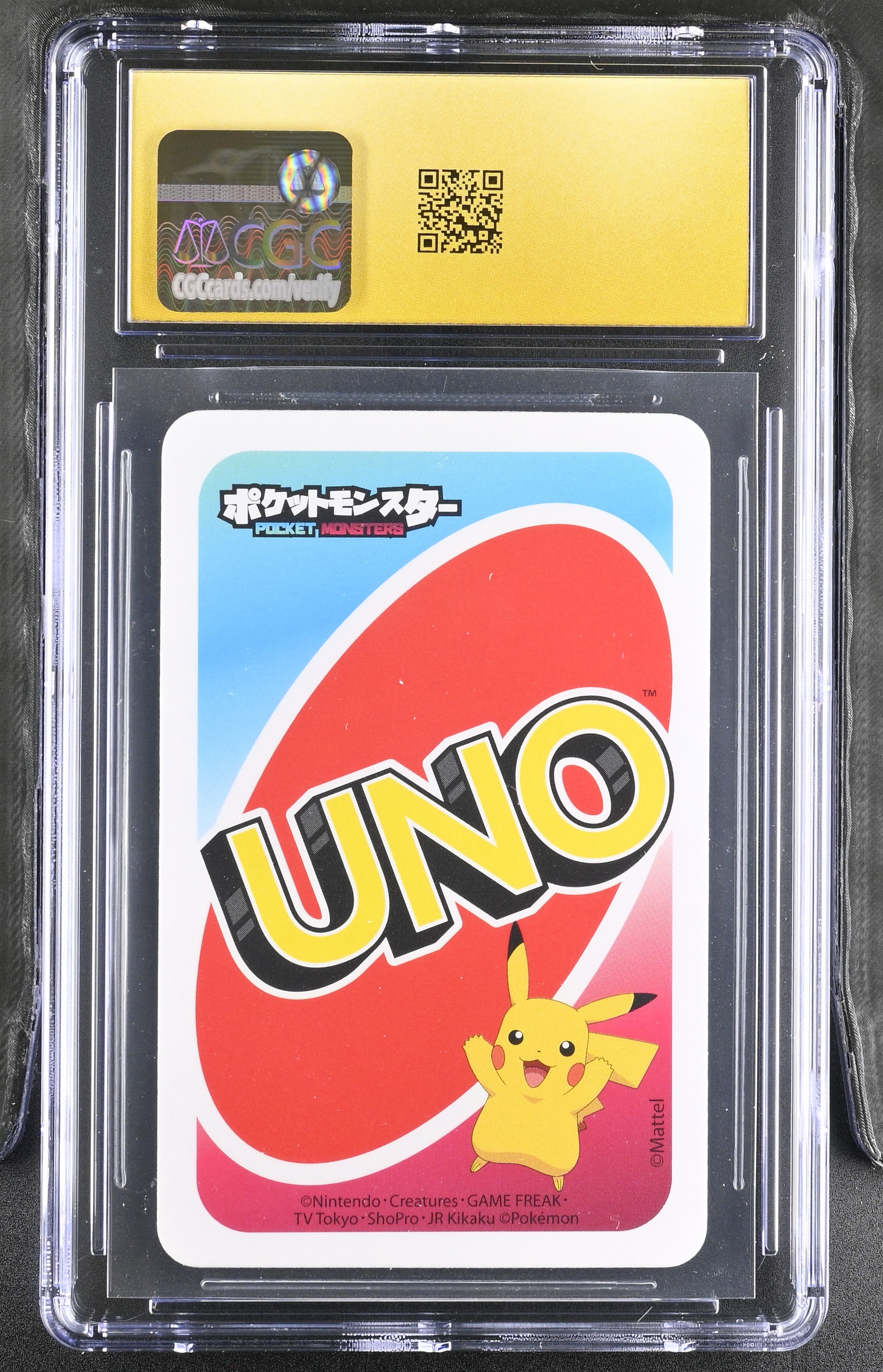 CGC PRISTINE 10 Pikachu #0 Pokemon Pocket UNO