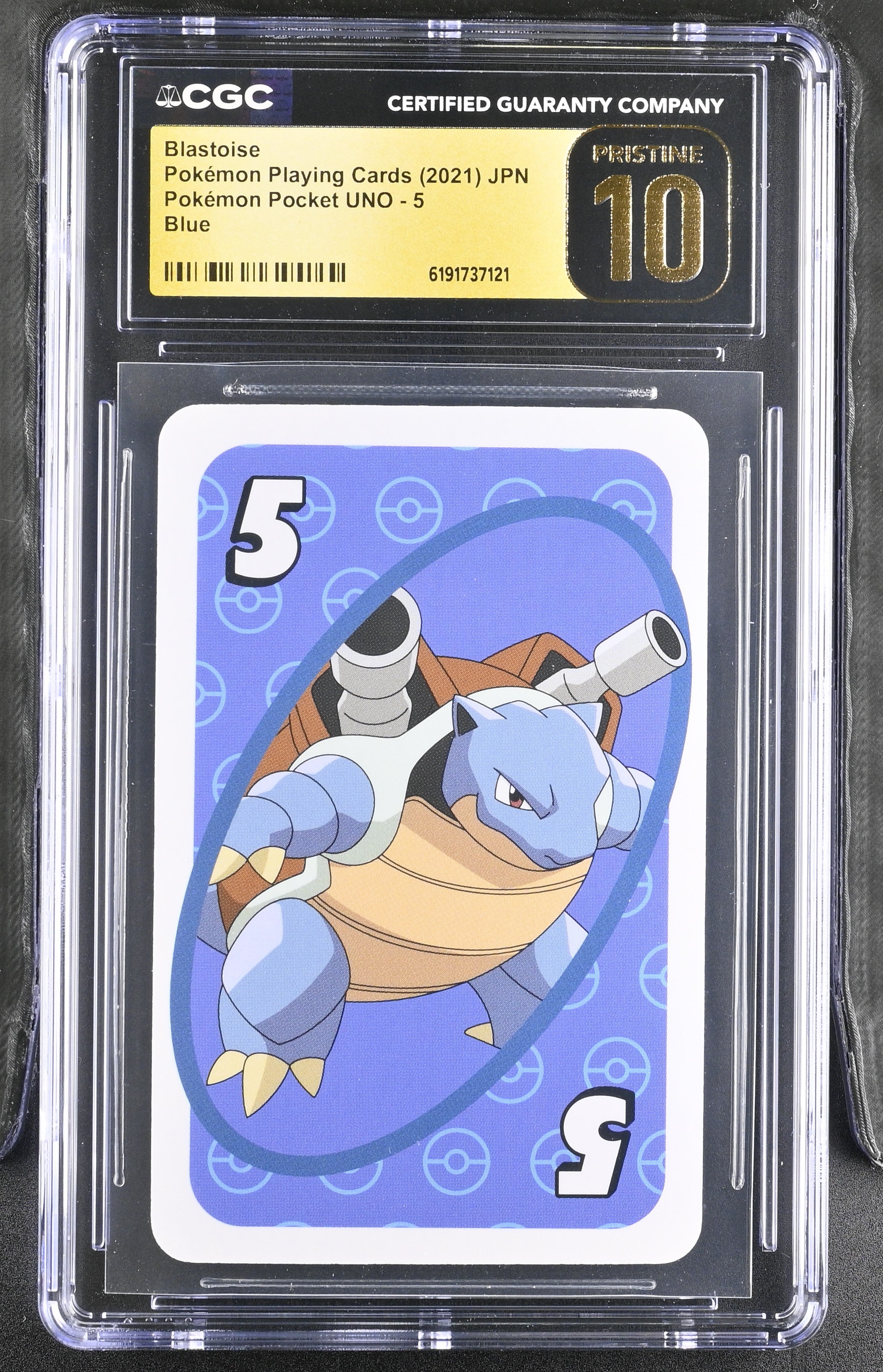 CGC PRISTINE 10 Blastoise #5 Pokemon Pocket UNO