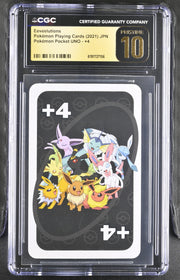 CGC PRISTINE 10 Eeveelutions Pokemon Pocket UNO #+4