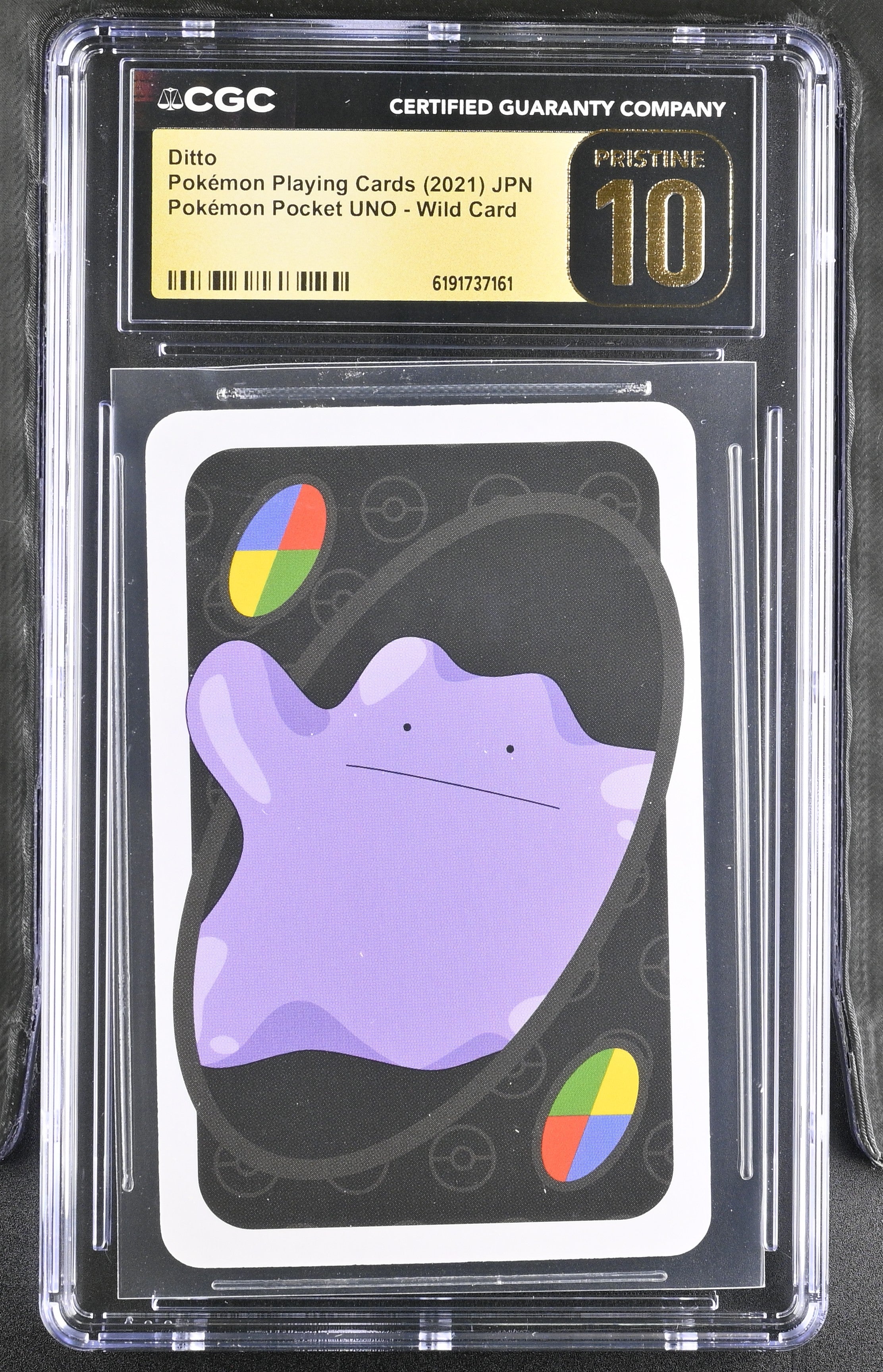CGC PRISTINE 10 Ditto Pokemon Pocket UNO #Wild Card
