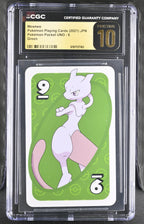 CGC PRISTINE 10 Mewtwo Pokemon Pocket Uno Green 9