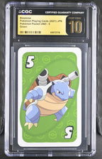 CGC PRISTINE 10 Blastoise #5 Pokemon Pocket UNO