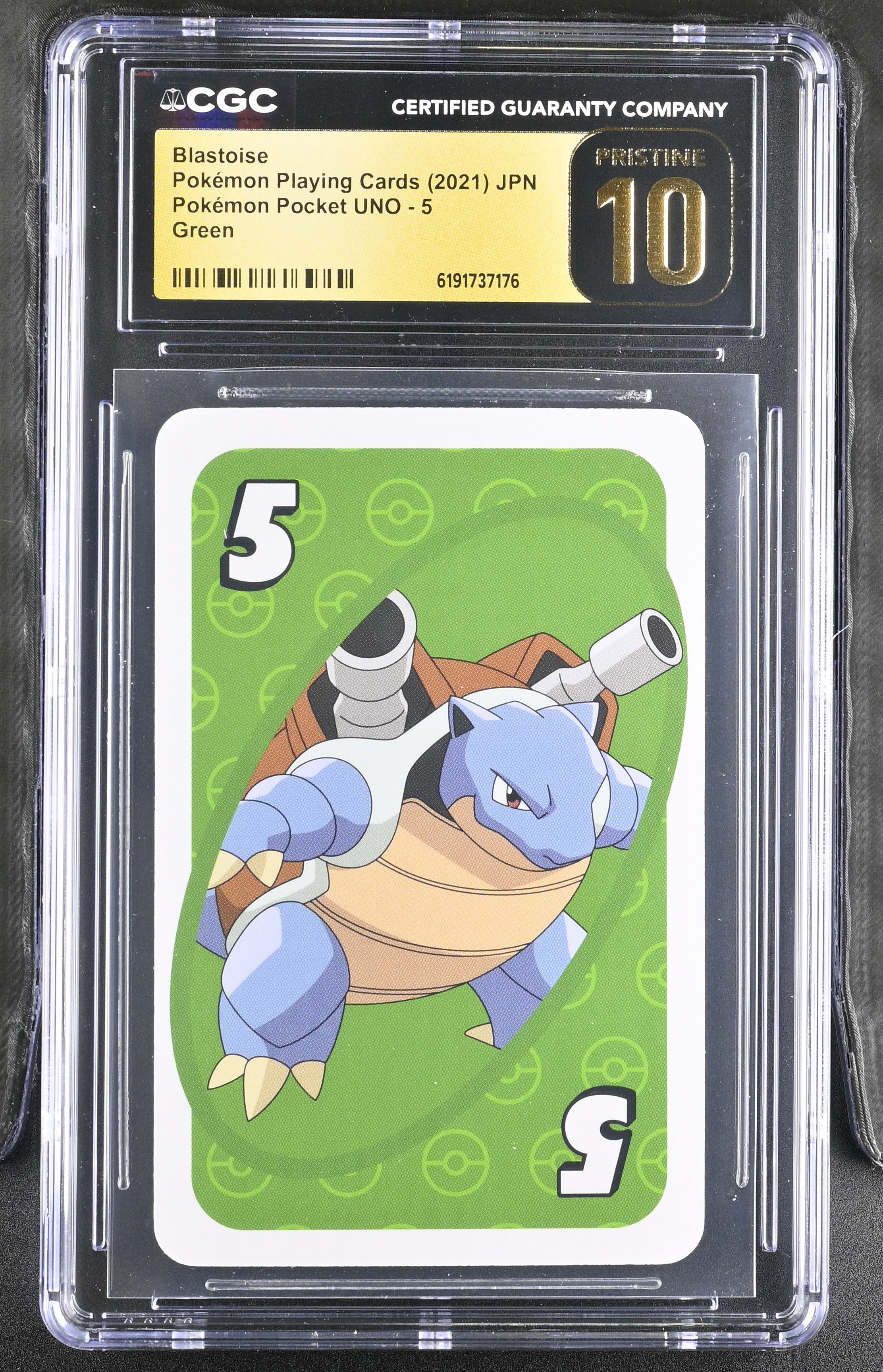 CGC PRISTINE 10 Blastoise #5 Pokemon Pocket UNO