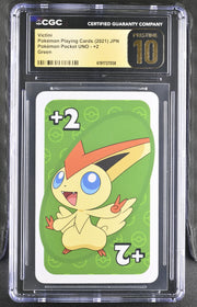 CGC PRISTINE 10 Victini +2 Pokemon Pocket UNO