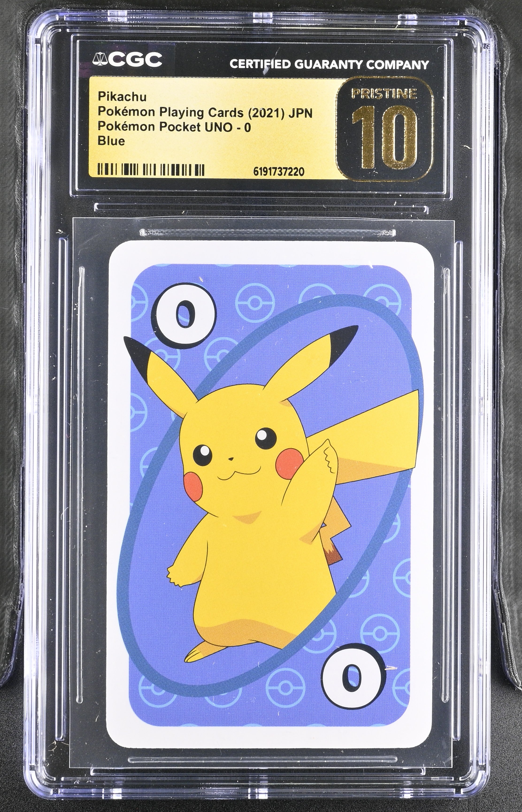 CGC PRISTINE 10 Pikachu #0 Pokemon Pocket UNO