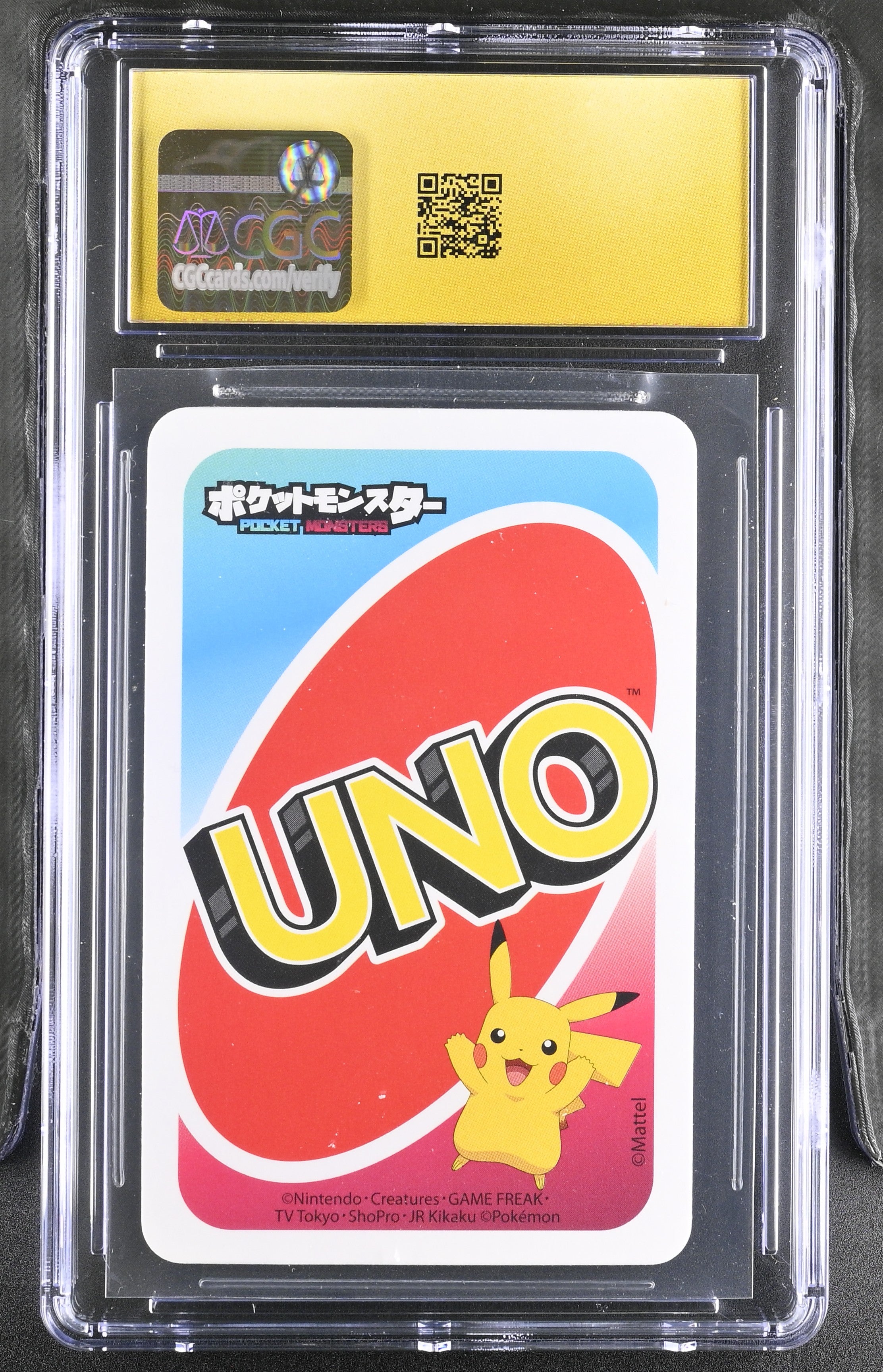 CGC PRISTINE 10 Pikachu #0 Pokemon Pocket UNO