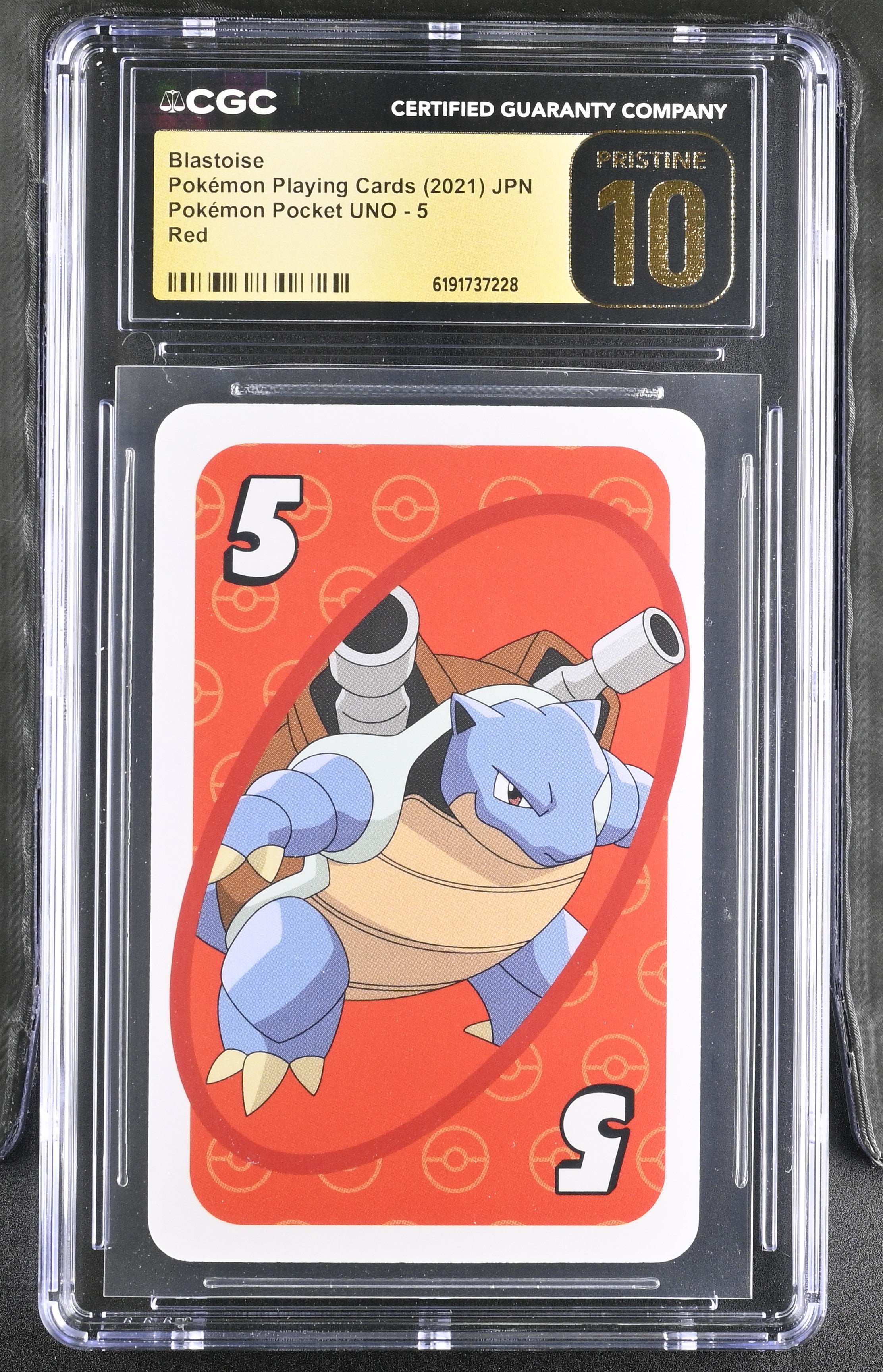 CGC PRISTINE 10 Blastoise #5 Pokemon Pocket UNO