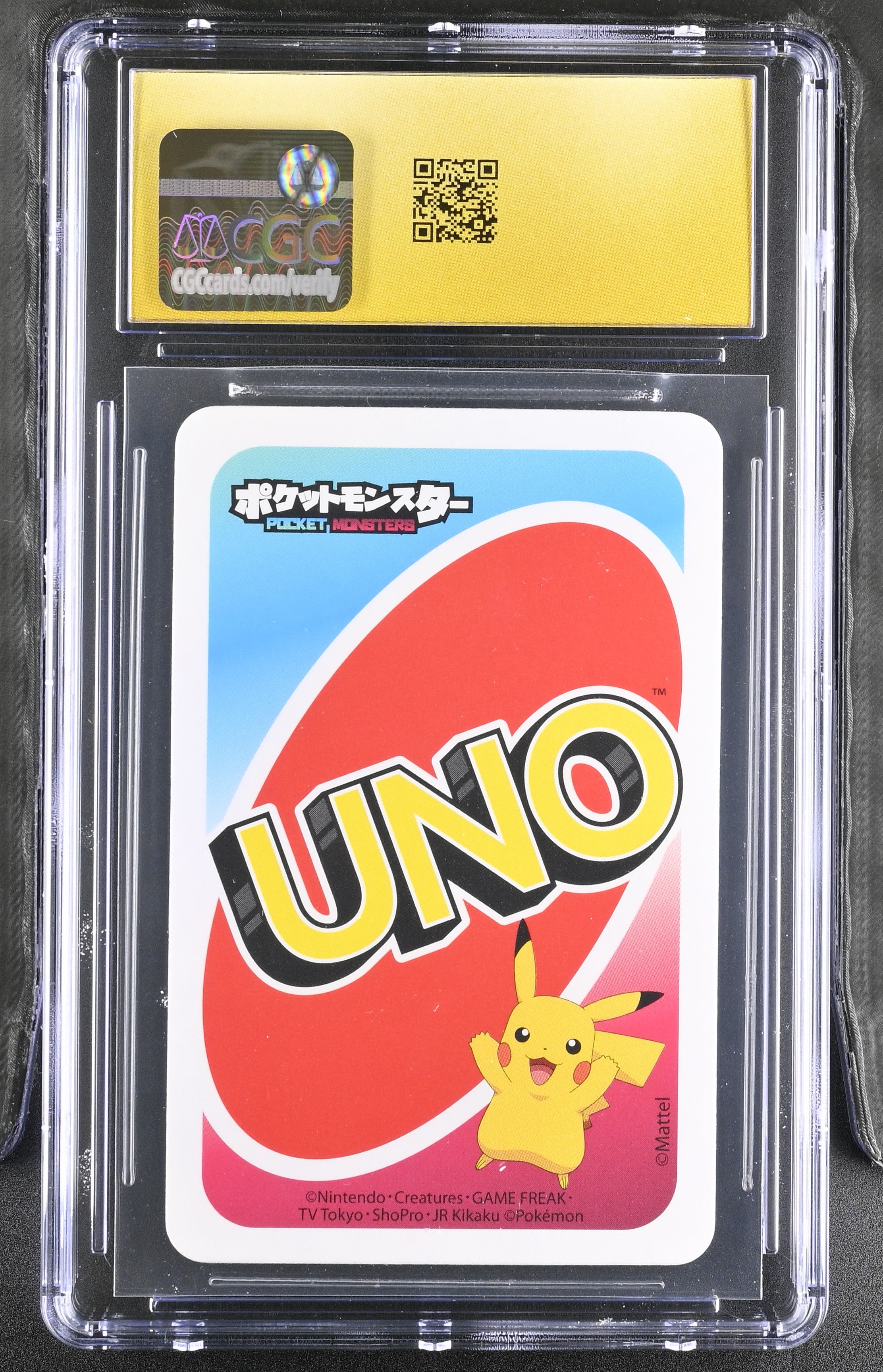 CGC PRISITNE 10 Pikachu #0 Pokemon Pocket UNO