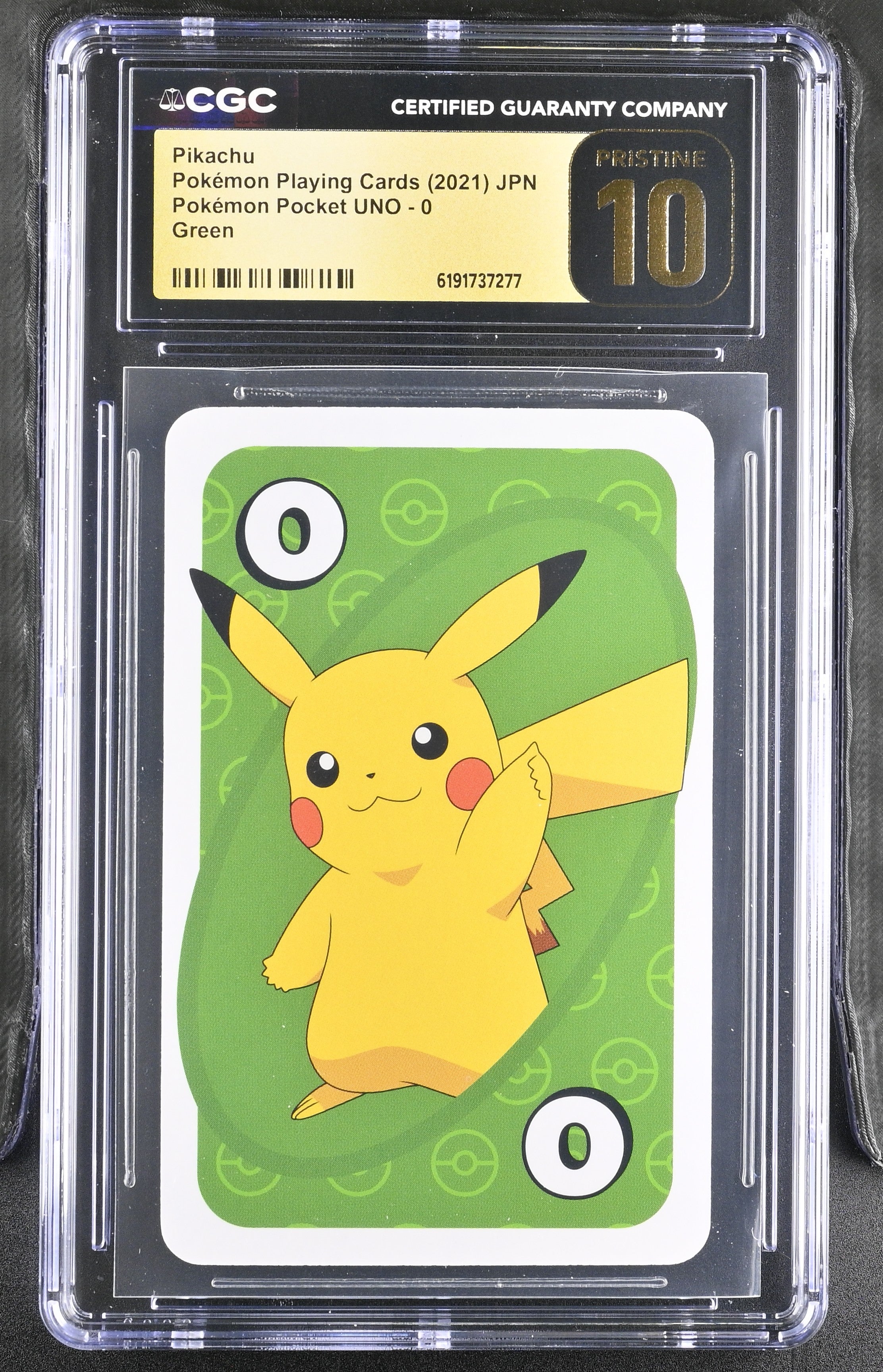 CGC PRISTINE 10 Pikachu #0 Pokemon Pocket UNO