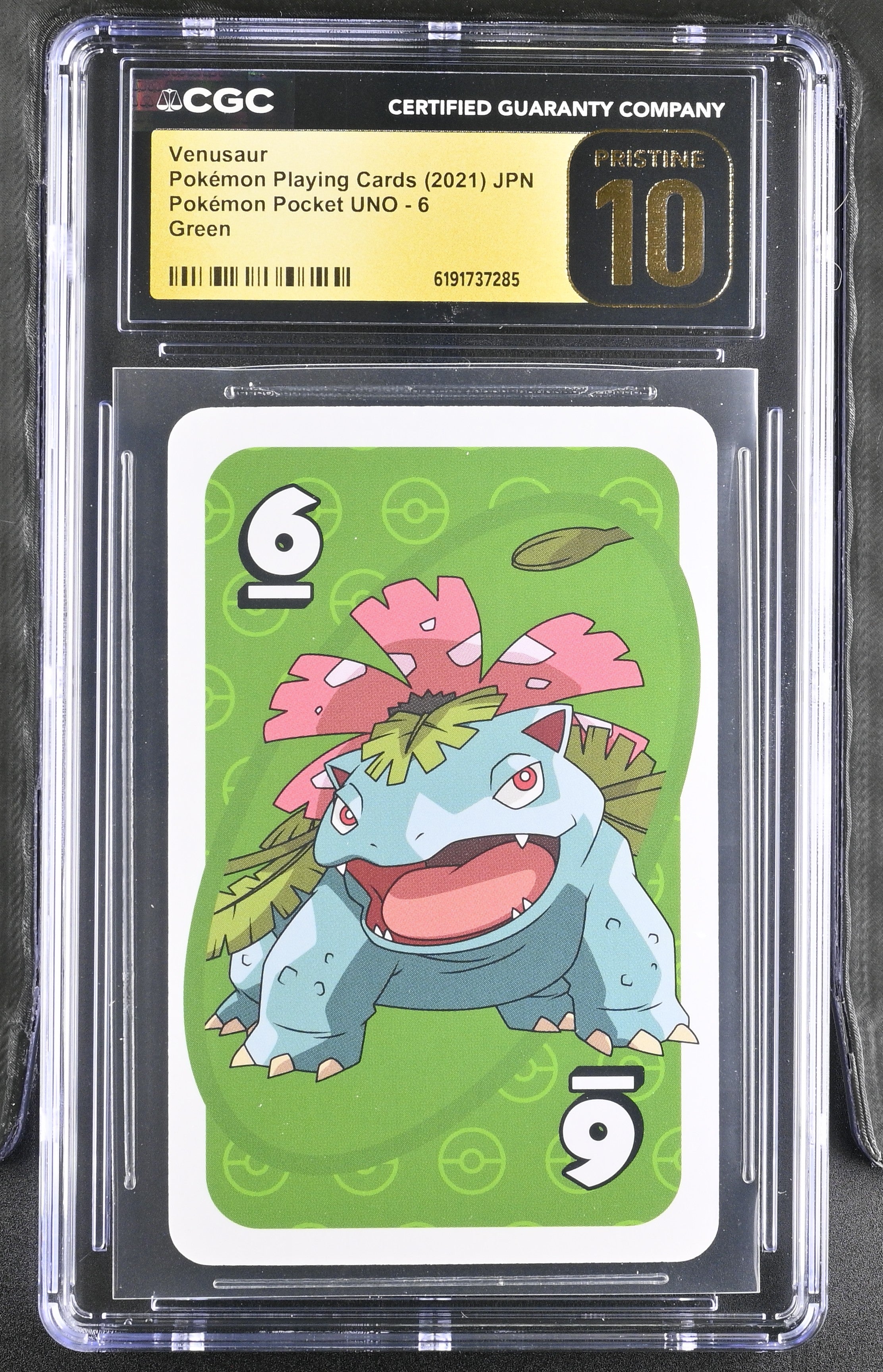 CGC PRISTINE 10 Venusaur #6 Pokemon Pocket UNO