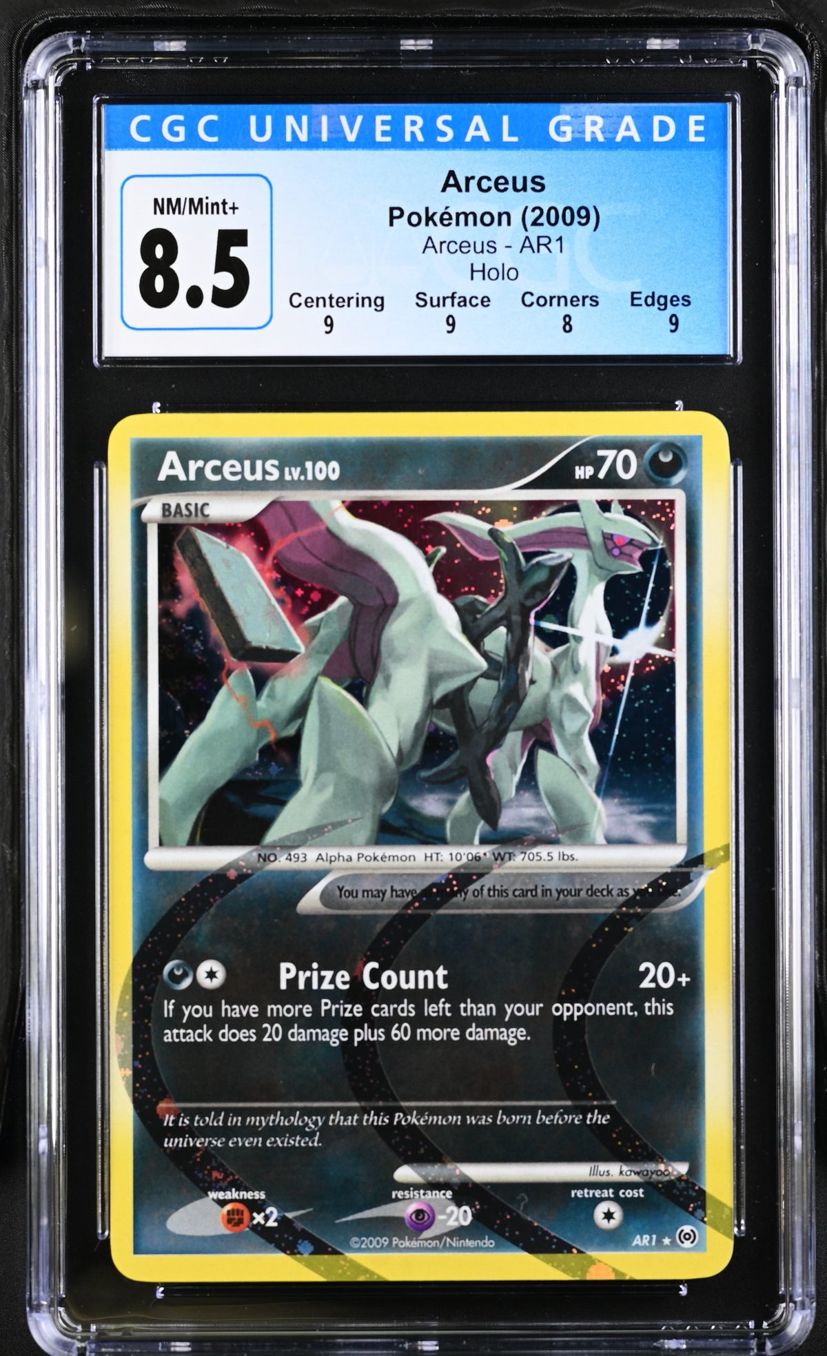 CGC 8.5 ARCEUS AR1